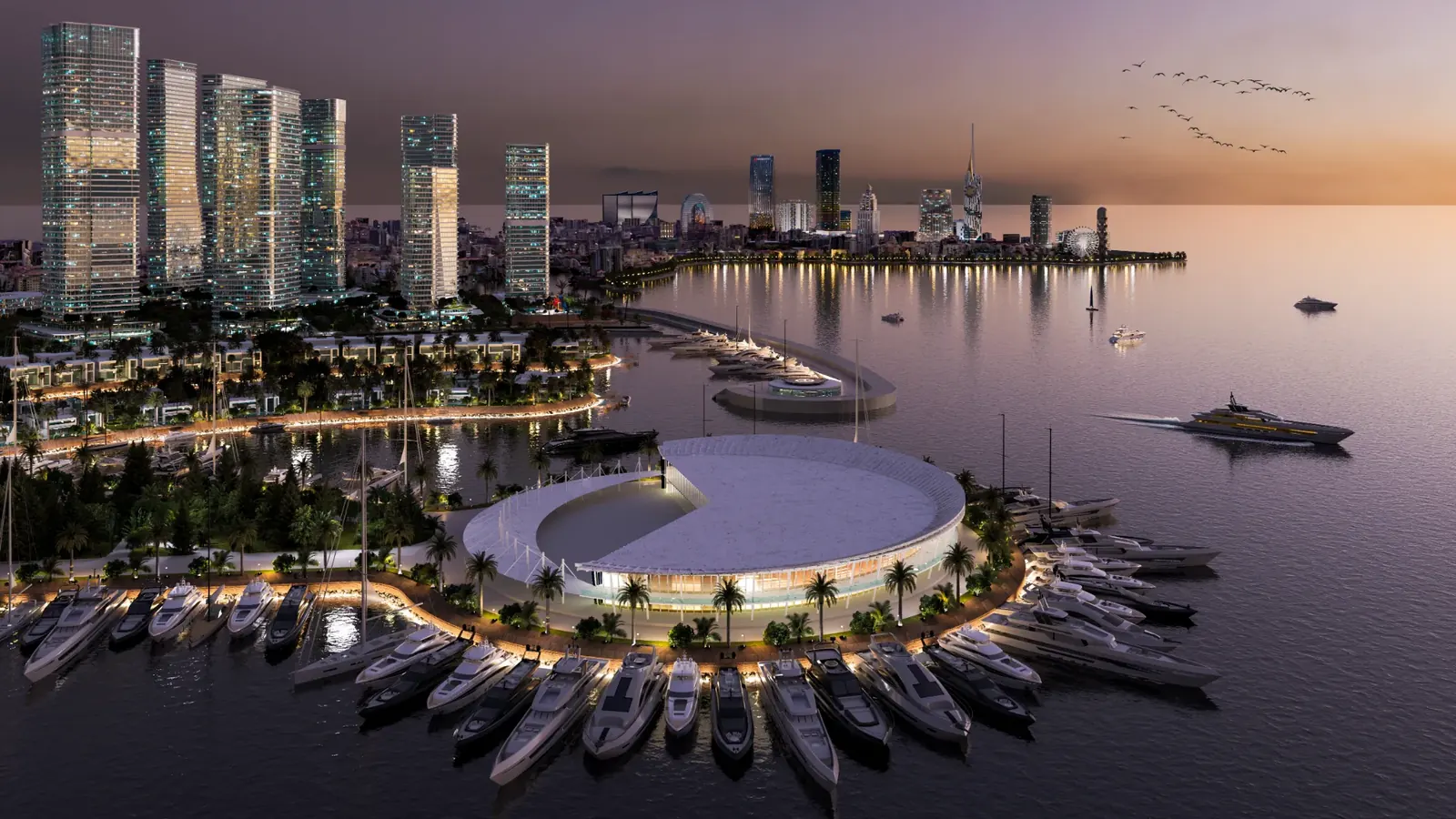 Ambassadori Island — остров вечером